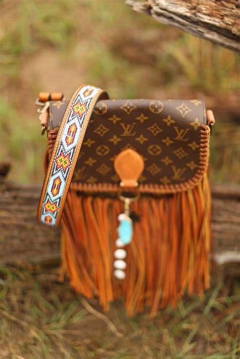 louis vuitton bag with fringe|michelle vintage boho bags husband.